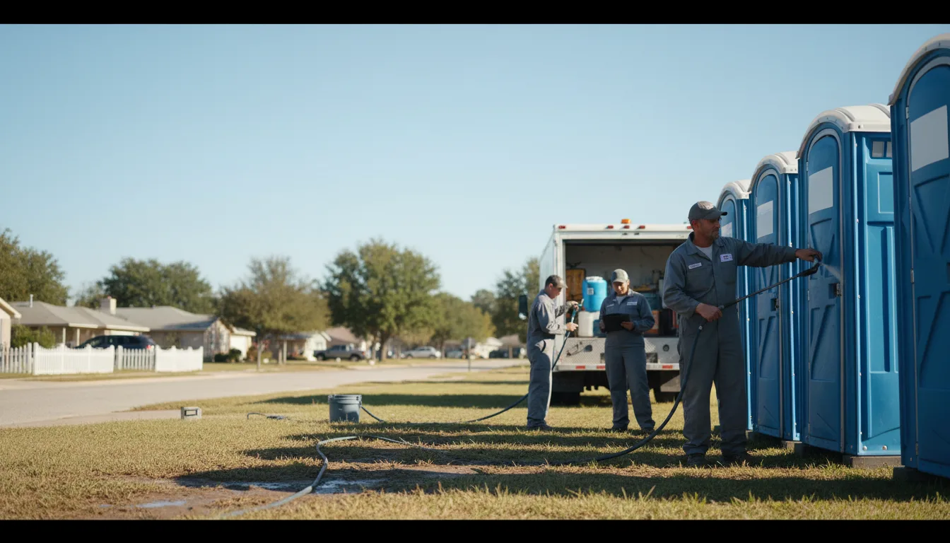 Long-Term Portable Toilet Rental in Jennings, OK near me